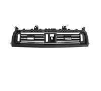Rejillas Salida Aire Tablero Para BMW 5 Series F10 F11 Acondicionado Lateral Central Y Trasero Para Coche Cubierta Panel Salida Viento A/C Cubiertas(Middle With Chrome)