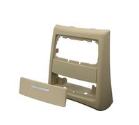 Rejillas Salida Salpicadero Para Serie 3 E90 E91 2005-2012 Consola Central Trasera Aire Acondicionado Rejilla Ventilación Marco Exterior Cenicero Panel Cubierta Embellecedor(Model D Beige)