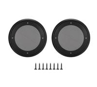 Rejillas universales de metal y ABS para altavoces de 4 pulgadas, rejilla redonda para altavoz de techo, diseño robusto, resistente a la corrosión,