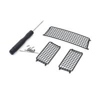 Rejillas Ventana Malla Metal para Traxxas para Trx4-m para Bronco 1/18 Piezas Mejora Coche RC Repuestos Decorativos Modelos Juguete RC Coches Repuestos