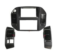 Rejillas Ventilación Aire Acondicionado Coche Para Mitsubishi Para Pajero V73 V75 V77 Para Montero Salida Ventilación Escape Coche A/C Instalación Aire Acondicionado(1 set Assy black)