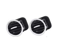 Rejillas Ventilación Aire Acondicionado Coche Rejilla Salida Cubierta Ventilación Aire A/C Negra/cromada Para Opel Para ADAM CORSA D MK3 Para Vauxhall 13417363 2201099(2 pcs Black sliver)