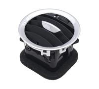 Rejillas Ventilación Aire Coche Para Opel/para Vauxhall Para ADAM Para CORSA D Negro/cromo A/C Cubierta De Ventilación De Aire Rejilla De Salida OEM:13417363 2201099(Black sliver)