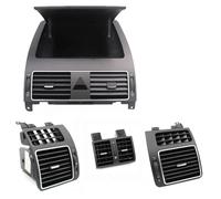 Rejillas Ventilación Coche 1TD819203A 1TD819728C Para VW Para Caddy Para Touran 2004-2016 Consola Central Salida Ventilación Aire Acondicionado Rejilla Aire(A set 4 pcs)