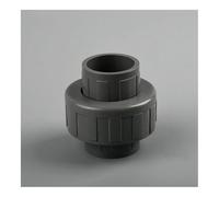 REJNHO 1 conector de junta de tubería de PVC duradero para acuarios y riego de jardín, accesorio de unión recta de 20-110 mm (plata, 75 mm)