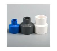 REJNHO 1 conector reductor recto de PVC duradero de 63 x 20 mm a 90 x 75 mm para riego, acuarios y jardines, fácil de instalar (blanco, 90 x 40 mm)