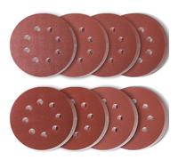 REJOECE 40 Piezas Discos para lijas 125mm,lija circular con 8 Agujeros Discos de Pulir para Lijadora Excéntrica y Lijadora Orbital (P320/P400/P600/P800/P1000/P1200/P1500/P2000 granos)5 Pulgadas