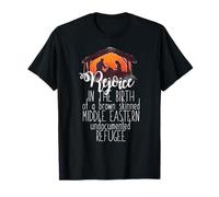 REJOZATE EN EL Nacimiento DE Refugiados SIN DOCUMENTO Christmas Meme Camiseta