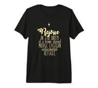 REJOZATE EN EL Nacimiento DE Refugiados SIN DOCUMENTO Christmas Meme Camiseta Premium