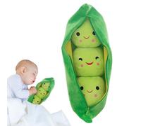 Rejuvenating Toy Pal: The stuffed pea pod is ideal as a travel companion for kids, a comforting bedtime friend for adults, and helps relieve stress effortlessly