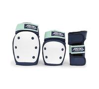 Rekd Heavy Duty Triple Pad Set Kit de protección, Unisex adulto, Multicolor (Blue/Mint), L