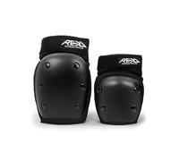 REKD Youth Heavy Duty Double Pad Set Kit de protección, Adultos Unisex, Black/Black (Negro), L