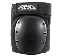 REKD Ramp Knee Pads Rodilleras Skateboard Unisex Adulto, Black/Red, S