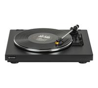 Rekkord Audio F300 negro Cápsula AT91 - Tocadiscos de vinilo, Automático, MM, Tracción por correa, Discos de vinilo, Discos de 45 RPM