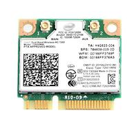 REKONG Dual Band Wireless-AC 7260 802.11ac Dual Band 2x2 Wi-Fi + Bluetooth 4.0 802.11 b/a/g/n/ac PCI Express Media Mini Tarjeta de red