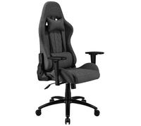 REKT ULTIM8-RS - Silla Gaming de Tela Premium - Inclinable de 160 ° - Reposabrazos 3D - Cojín Ajustable para la Nuca - Cojín Lumbar - Silla de Oficina soporta 150 kg (Negro)