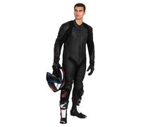 Rekurv C-12.01 De 1 Pieza Traje De Cuero Negro 50 hombres