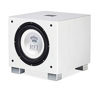 REL T/9x Subwoofer alimentado de 10 pulgadas, diseño sellado con amplificador de clase AB, entradas RCA y graves profundos para sistemas estéreo de alta fidelidad, cine en casa y sonido envolvente,