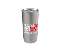 Relación Anarquía Freedom Not Possession Poliamor Vaso térmico de acero inoxidable de doble pared