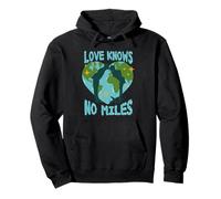 Relaciones A Distancia Love Knows No Miles Sudadera con Capucha