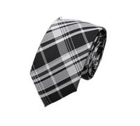 relaciones comerciales, Corbata formal de poliéster for hombre, 6 cm, tejido jacquard a cuadros, multicolor(10)