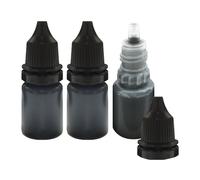 Reladas de tinta de sello - 10 ml fácil de usar, recarga tinta | Reemplazo de recargas de tintaa, tintaa de sello negro para sellos de protección de robo de identidad