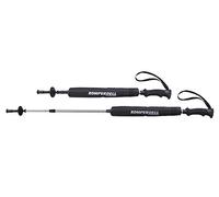 Relags EuroSchirm 'Komperdell' Trekkingstock/Schirm Bastón de Trekking, Unisex Adulto, Negro, Talla única