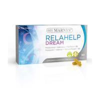 Relahelp Dream - Melatonina, Valeriana, Pasiflora y Melisa - Concilia el sueño y promueve la relajacion - Buen descanso - 30 cápsulas vegetales para un mes