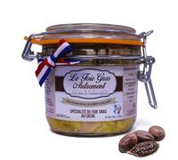 RELAIS GOURMET - Foie gras de pato entero 100% del sur-oeste de francia sin conservantes, colorantes ni aditivos con cacao, 200 gr
