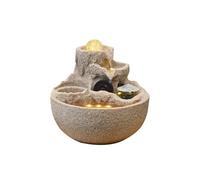 Relajación Escritorio de relajación Interior con rocalla, Cascada Agua recirculante, Fuente, atracción Riqueza, decoración