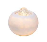 Relajación Fuente de Escritorio Cristal con Forma Cornucopia giratoria Relajante for Decorar el hogar, la Oficina o Espacio meditación