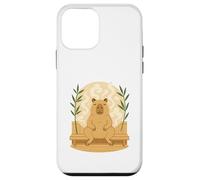 Relajada Capybara Sauna Zen Steam Self Care Vibes para Mujer Carcasa para iPhone 12 Mini