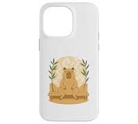Relajada Capybara Sauna Zen Steam Self Care Vibes para Mujer Carcasa para iPhone 14 Pro MAX