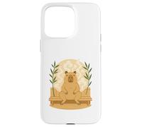 Relajada Capybara Sauna Zen Steam Self Care Vibes para Mujer Carcasa para iPhone 15 Pro MAX