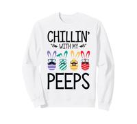 Relajándome con mis Amigos Sudadera