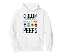 Relajándome con mis Amigos Sudadera con Capucha