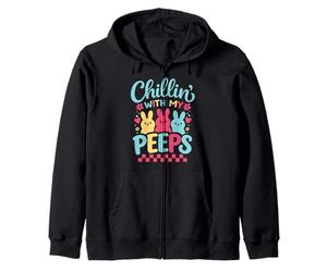 Relajándome con mis Amigos Sudadera con Capucha