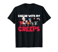 Relajándose con mis Creeps Halloween Bailando Fantasma Camiseta
