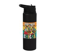 Relajándote con mis chicas Saliendo con Girls Fiesta Vibes Stainless Steel Insulated Water Bottle