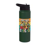 Relajándote con mis chicas Saliendo con Girls Fiesta Vibes Stainless Steel Insulated Water Bottle