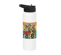 Relajándote con mis chicas Saliendo con Girls Fiesta Vibes Stainless Steel Insulated Water Bottle