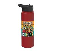 Relajándote con mis chicas Saliendo con Girls Fiesta Vibes Stainless Steel Insulated Water Bottle