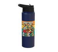 Relajándote con mis chicas Saliendo con Girls Fiesta Vibes Stainless Steel Insulated Water Bottle