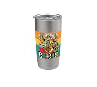 Relajándote con mis chicas Saliendo con Girls Fiesta Vibes Vaso térmico de acero inoxidable de doble pared