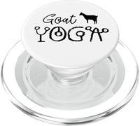 Relajante Cabra Granja Humor Animal Yoga Pose Yogi Meditación PopSockets PopGrip para MagSafe