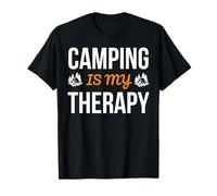 Relajante Cita al Aire Libre Camping es mi Naturaleza de Terapia Camiseta