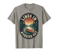 Relajante diseño Colorido de Captura de Peces delicias del Pescador Camiseta