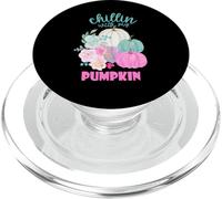 Relajante floral con mis calabazas: regalo de calabaza de otoño PopSockets PopGrip para MagSafe