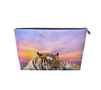 Relajarse Tigre, Bolsa de Maquillaje Bolsa de cosméticos Bolsa de artículos de tocador de Viaje portátil Bolsa de artículos de tocador