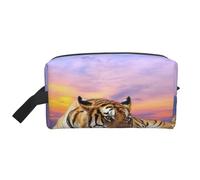 Relajarse Tigre, Bolsa de Maquillaje Bolsa de cosméticos Bolsa de artículos de tocador de Viaje portátil Organizador de Bolsa de Maquillaje